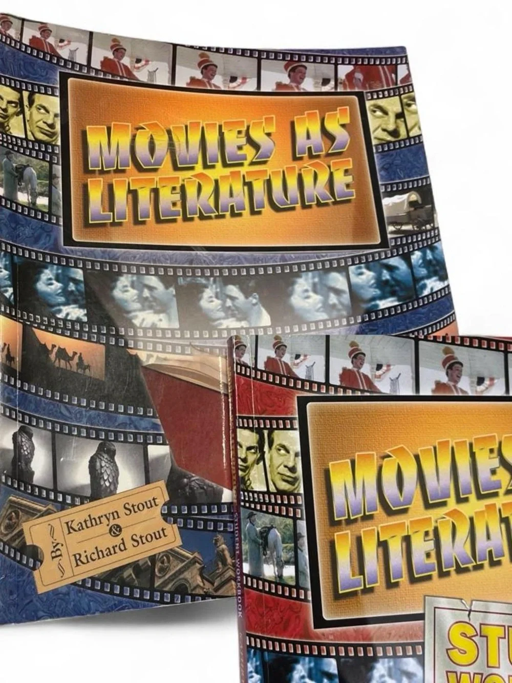 Movies as Literature Homeschool Course Student Workbook Set of 2 Books Stout